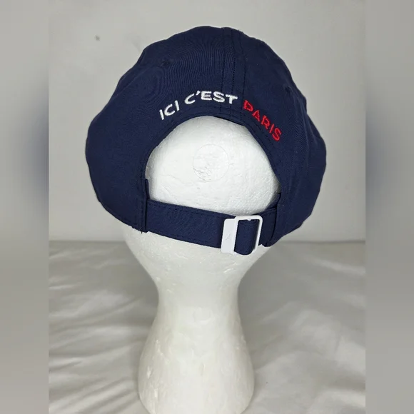 Jordan x Paris Saint-Germain Heritage 86 Navy Strapback Hat Cap - Picture 4 of 8